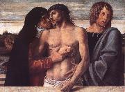 Dead Christ Supported by the Madonna and St John, Giovanni Bellini